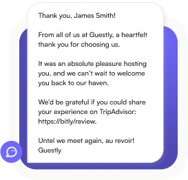 Guest reviews campaigns
